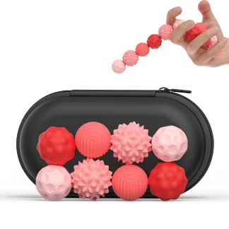 8-teiliges magnetisches sensorisches Zappelball-Spielzeug, der einen Stressball mit Silikonhülle für Erwachsene und Jugendliche anzieht 1
