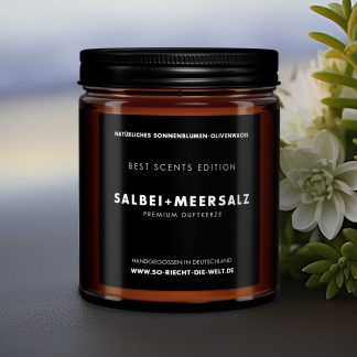 Salbei & Meersalz Kerze - Best Scents Edition